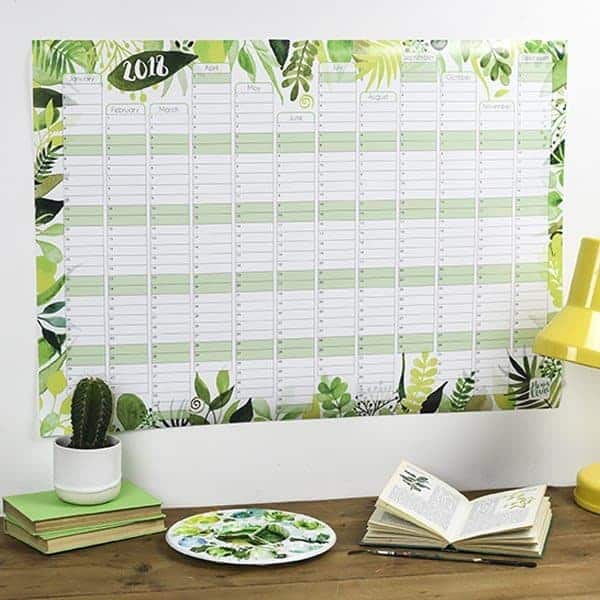 Botanical Wall Planner