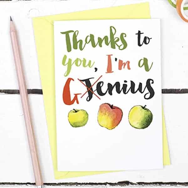 Fun Teacher Thank You Card