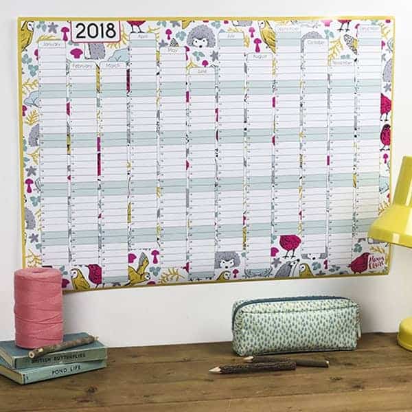 Woodland Wall Planner