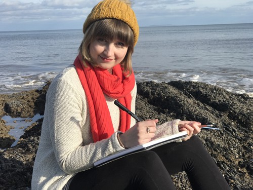 Alexia Claire Painting By The Sea